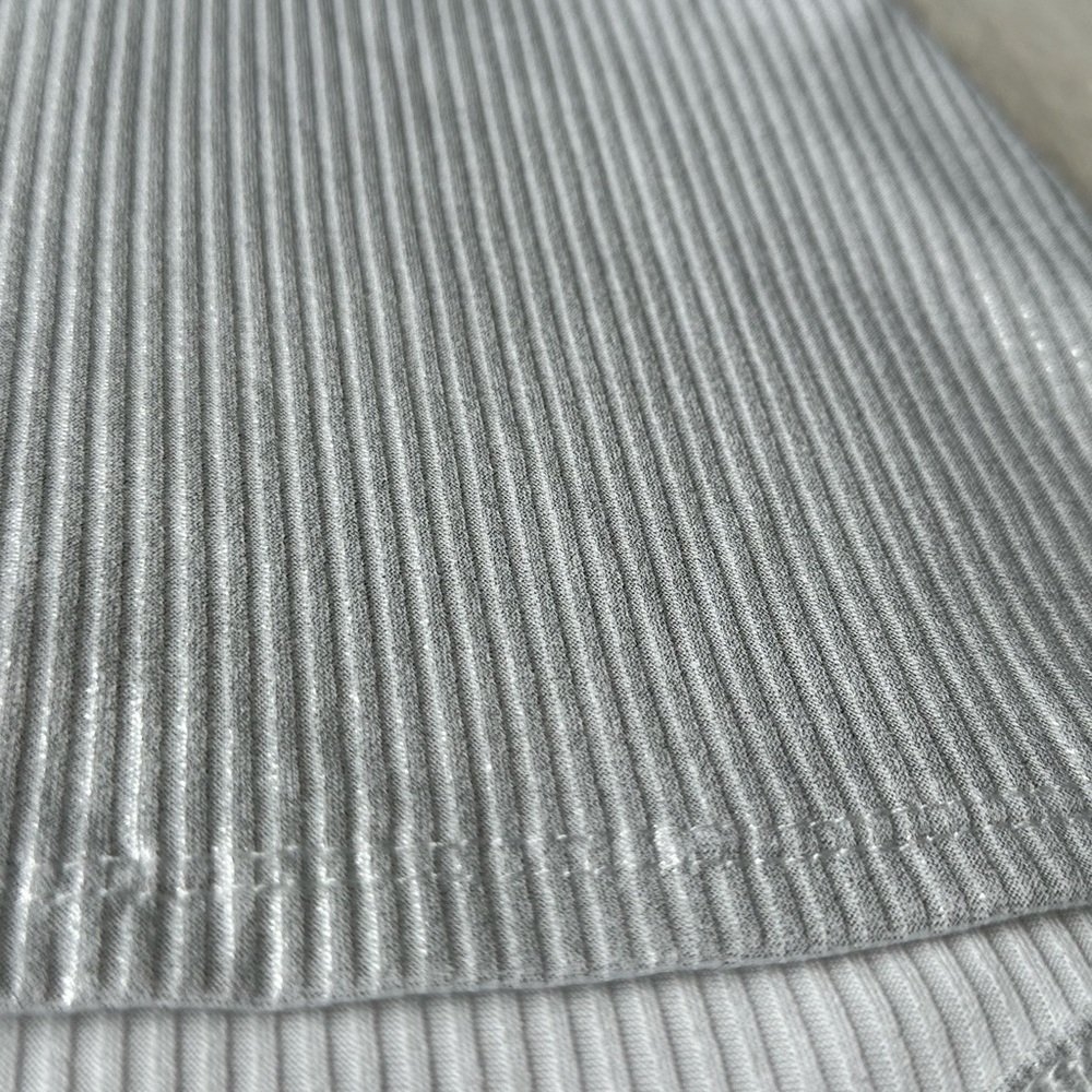 Metallic Silver Tank Top One size Made in Italy - Picture 8 of 12